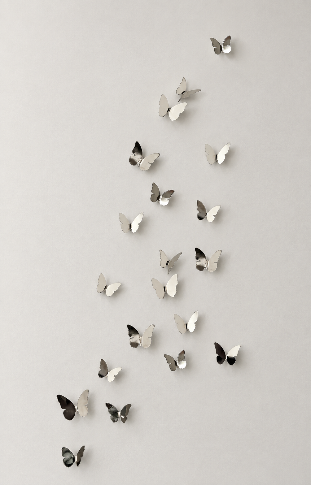 Fluttering Skies - Silver