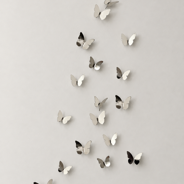 Fluttering Skies - Silver