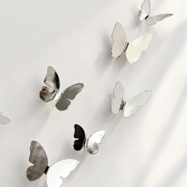 Fluttering Skies - Silver