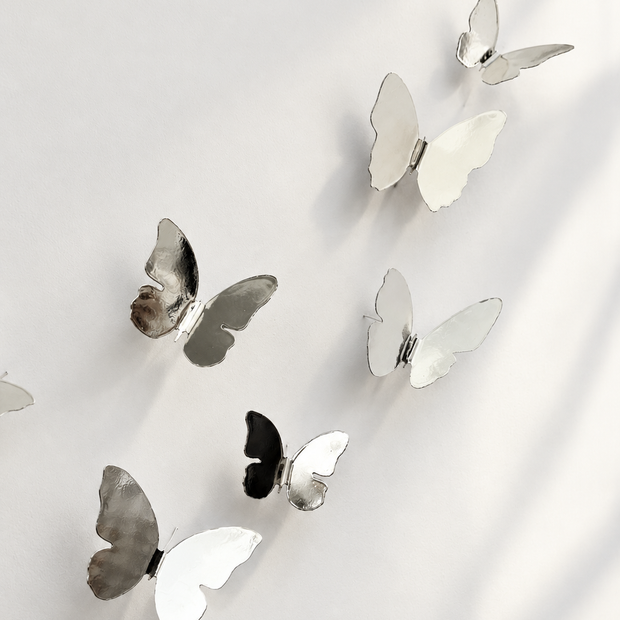 Fluttering Skies - Silver